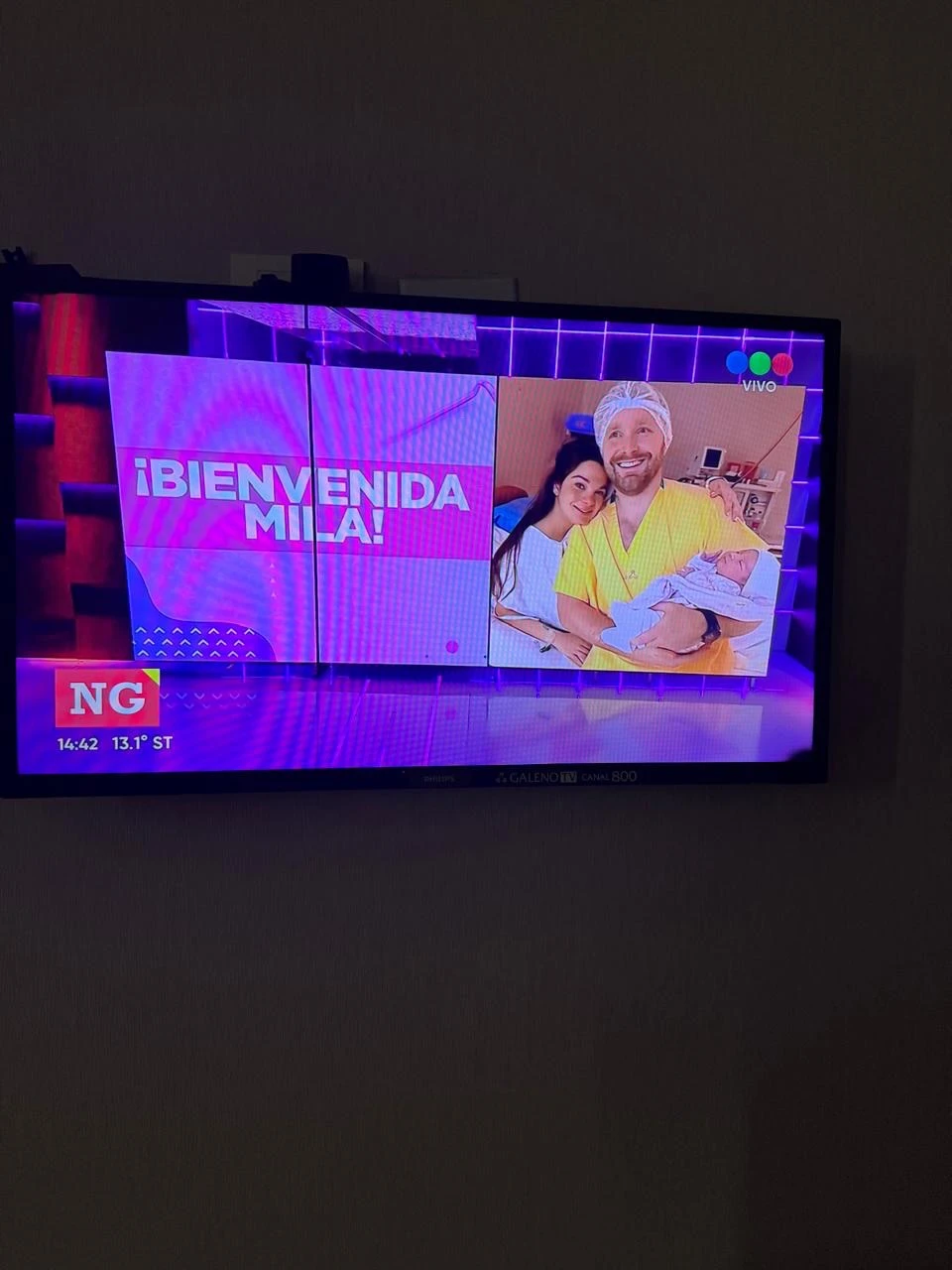 Mila, la bebé de Luly Illbele.