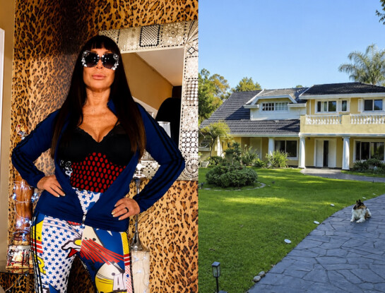 No es la casa que se ve en la serie de Netflix: así es la mansión que Moria Casán tiene en Parque Leloir desde hace 40 años