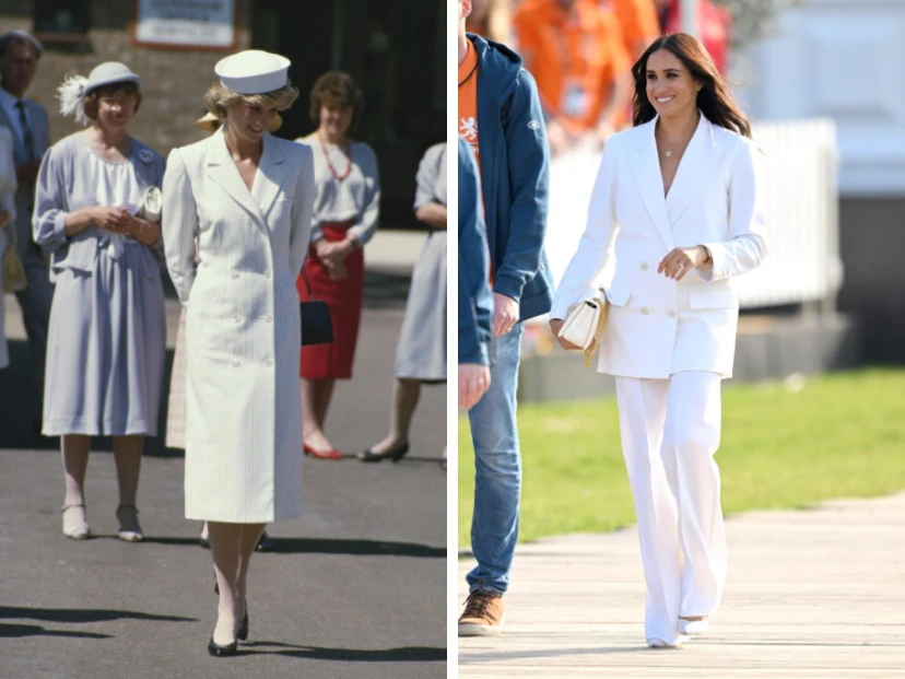 Meghan Markle cumple 45 los looks con los que homenajeó a Lady Di y mantuvo vivo su legado