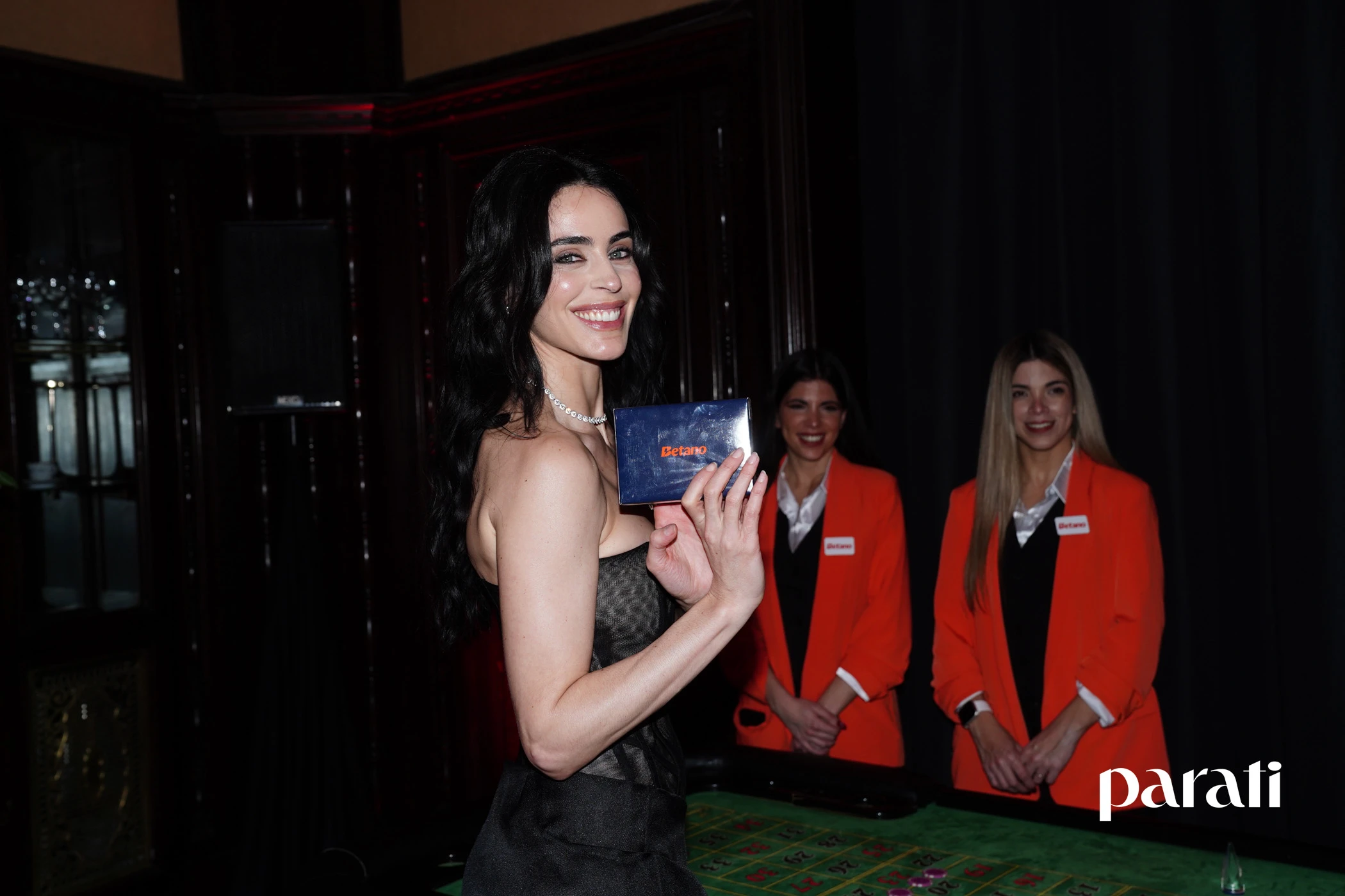 Priscila Crivocapich, host del evento, confió en su instinto y probó suerte con la dinámica de Betano.