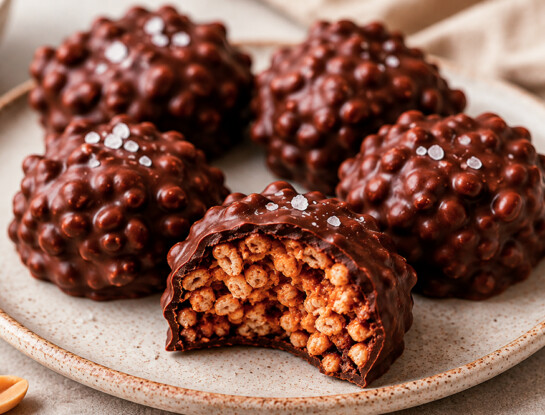 Bocaditos de chocolate y mantequilla de maní: la receta que se hace con solo 4 ingredientes (y sin horno)