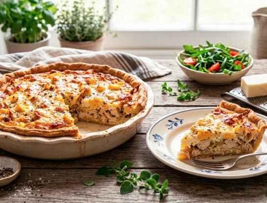 tarta proteica de pollo