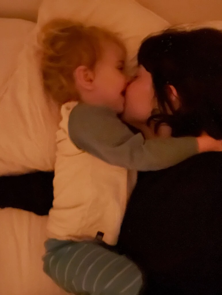 Magui Bravi y su hijo. Foto: Instagram