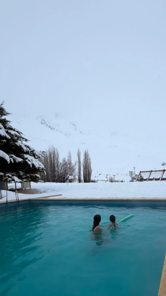Además de las jornadas deportivas, la familia también encontró tiempo para relajarse.