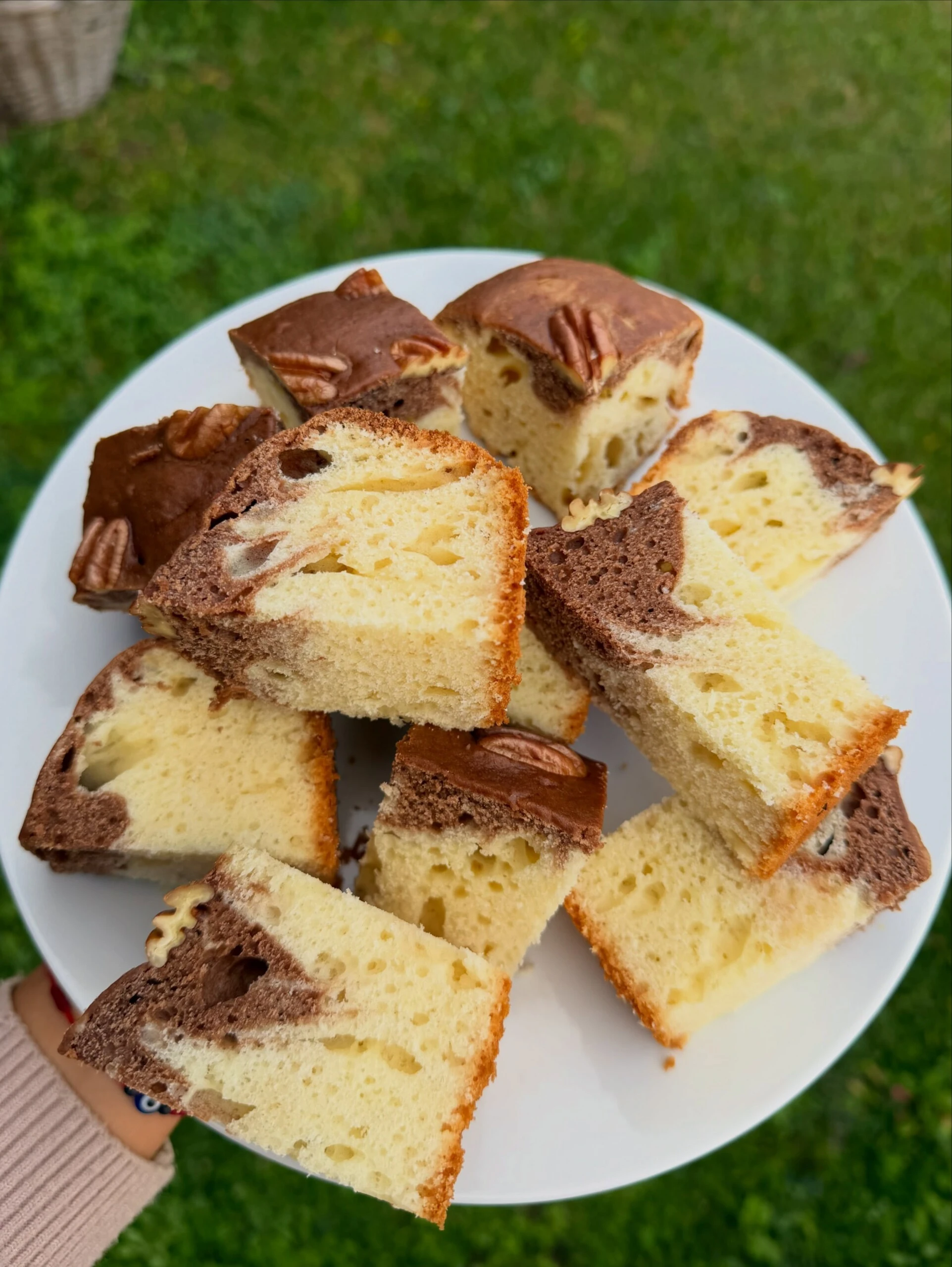 Torta marmolada con nueces: una receta fácil y casera para acompañar los mates