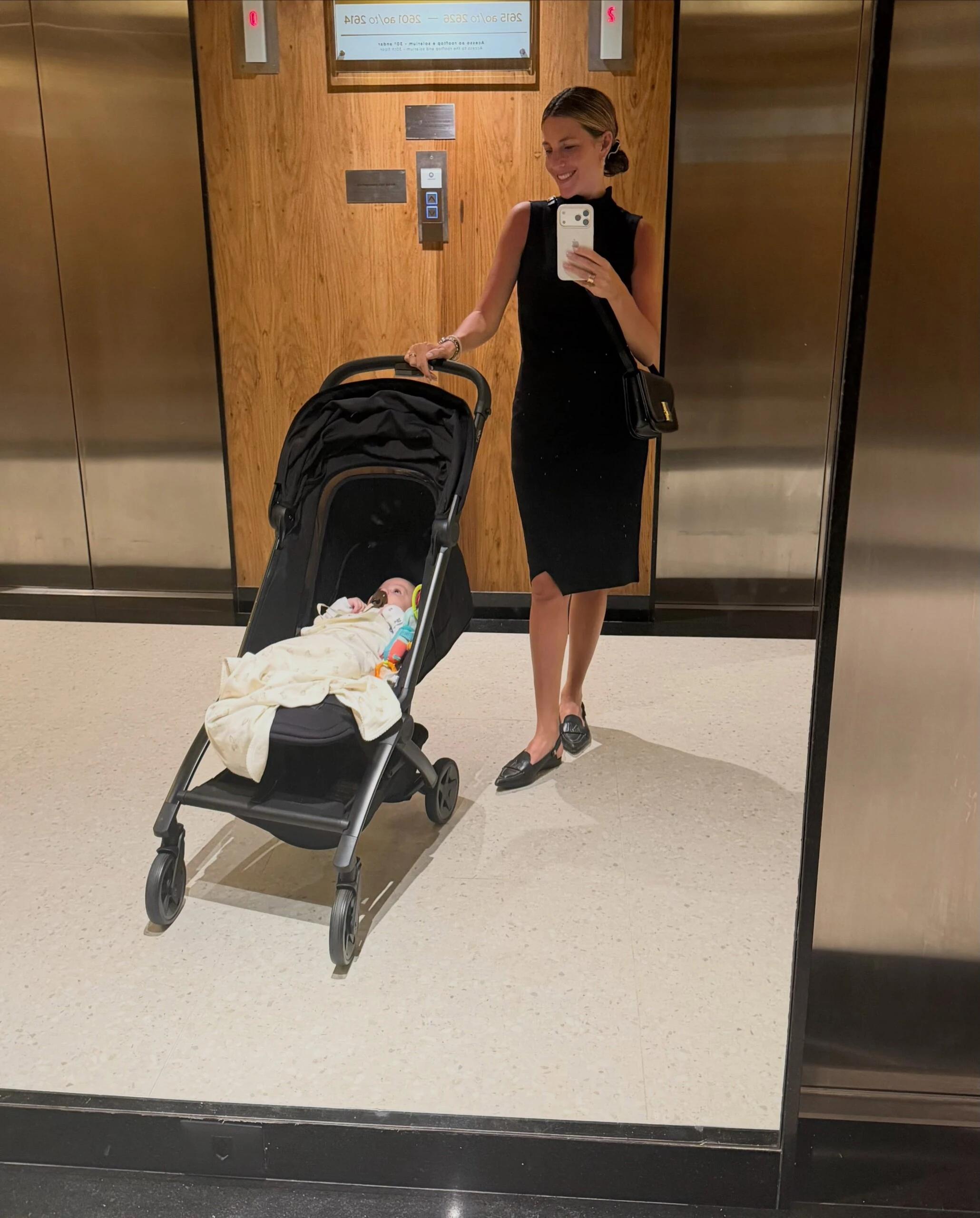 Las fotos del primer viaje de María Belén Ludueña junto a Vito, su bebé de 3 meses