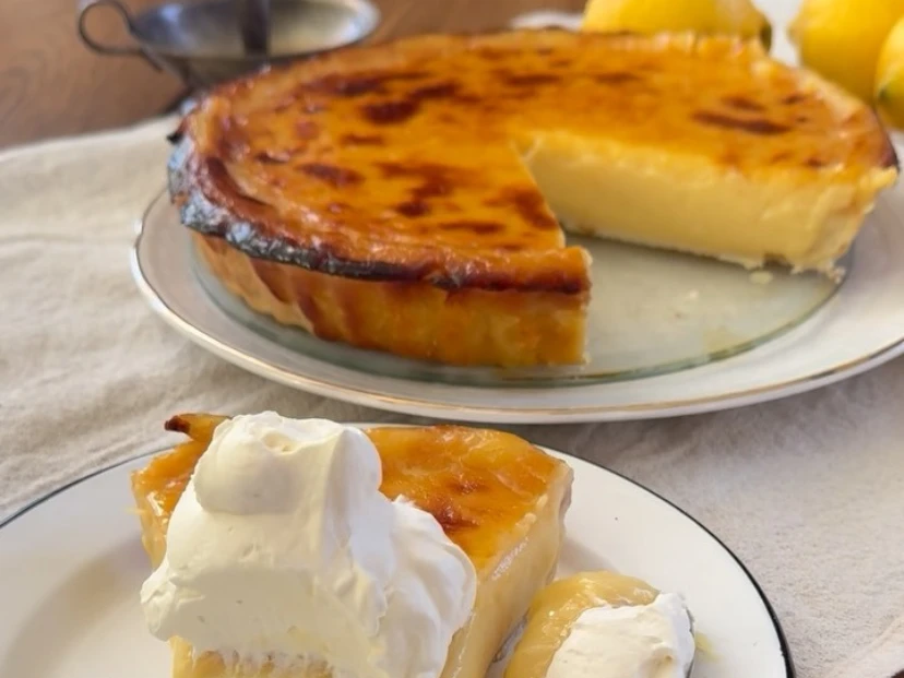 Tarta de limón al horno: una receta cremosa y fácil para la hora del té