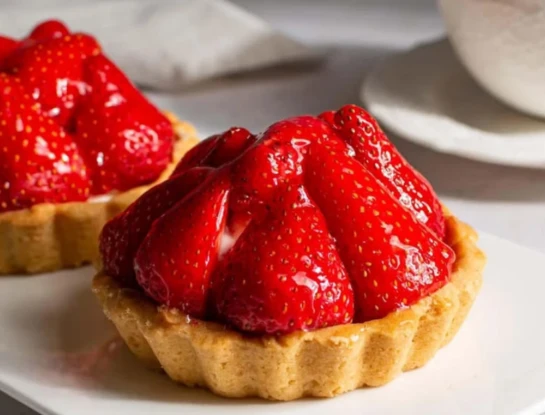 Tartitas de frutilla con masa saludable: una receta fácil y sin gluten
