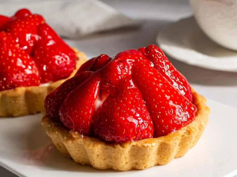 Tartitas de frutilla con masa saludable: una receta fácil y sin gluten