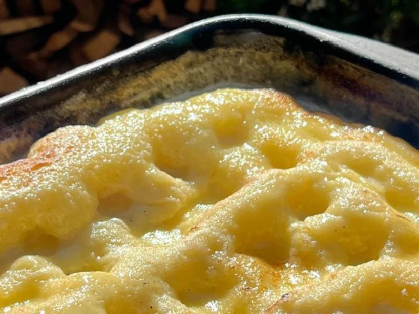 Torta alemana de Esperanza: la receta de Osvaldo Gross con una cubierta cremosa y canela