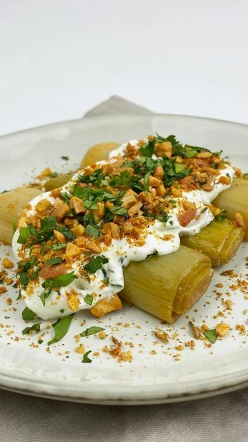 Puerros caramelizados. Foto: Pinterest