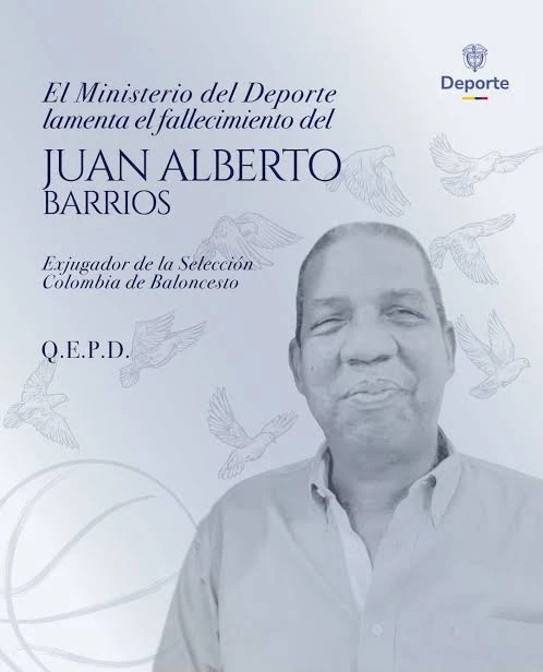 En medio de la tragedia, se conoció el fallecimiento de Juan Alberto Barrios, exjugador de la Selección Colombia de baloncesto, quien habría muerto en Cali durante el terremoto.