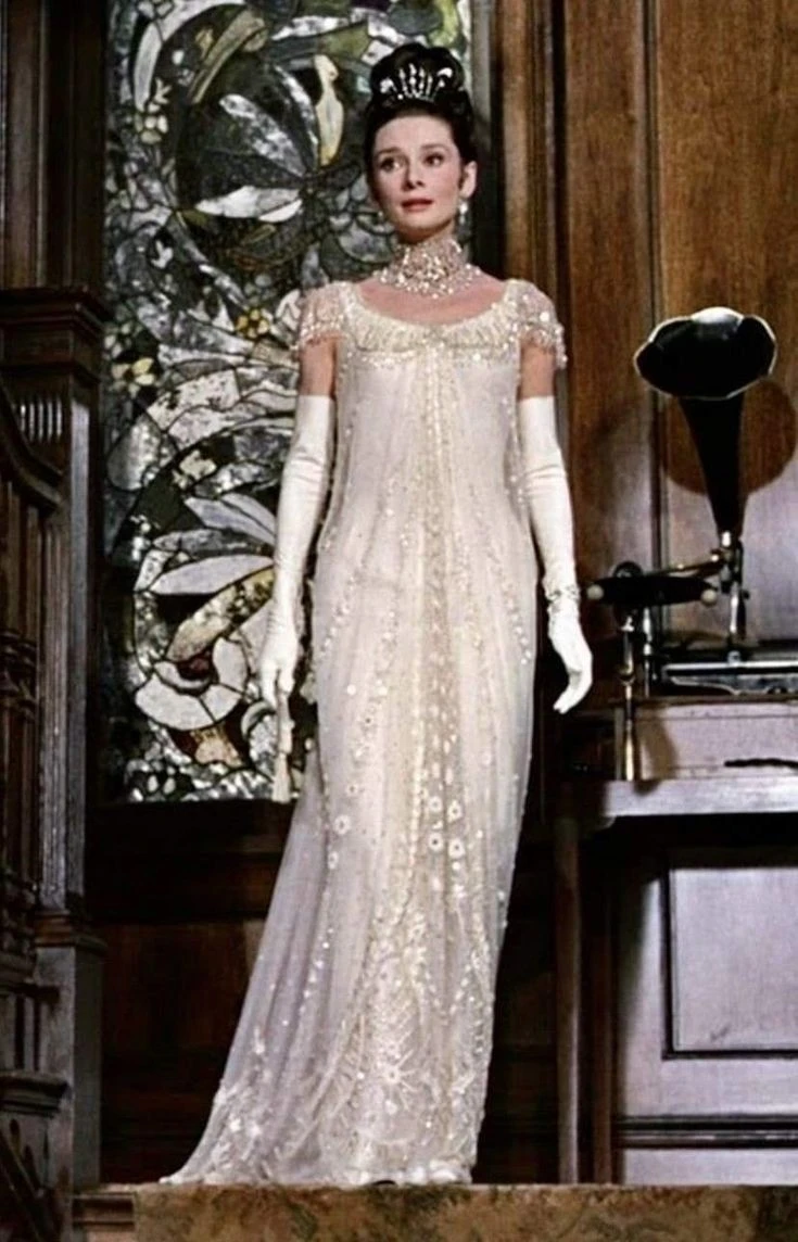 Audrey Hepburn lució el diseño en la película en My Fair Lady.