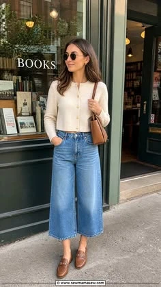 Jean culotte, el favorito para el entretiempo.