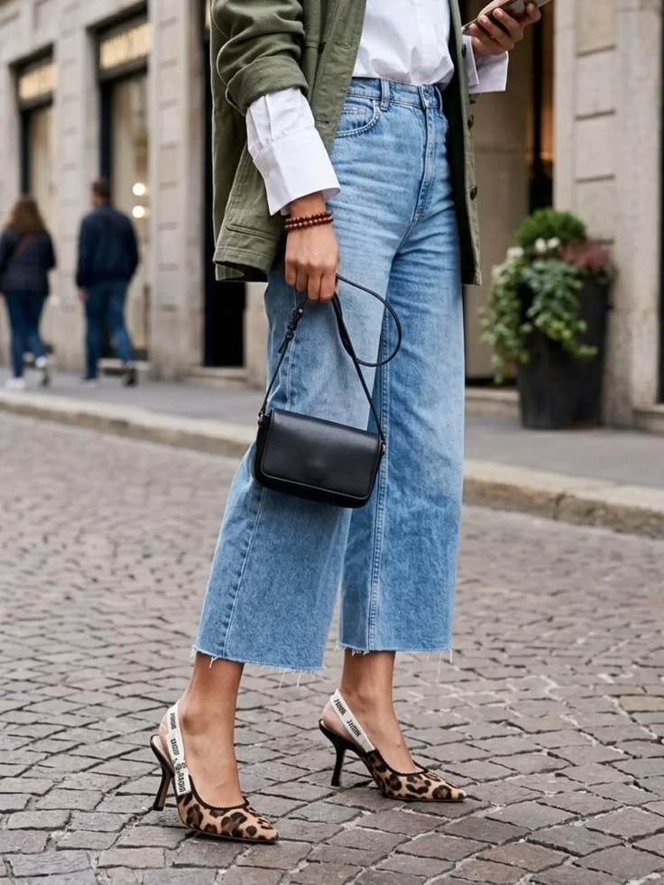 Jean culotte, el favorito para el entretiempo.