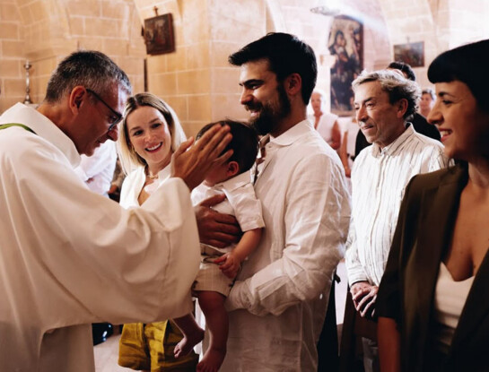 Sofi Pachano y Santi Ramundo bautizaron a Vito en Italia: así fue la ceremonia íntima