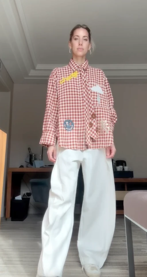 La camisa mantel, el estampado que viene en la próxima temporada.