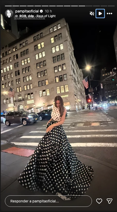 Pampita en Nueva York