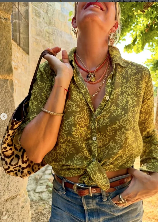 El look boho de Dolores Barreiro.