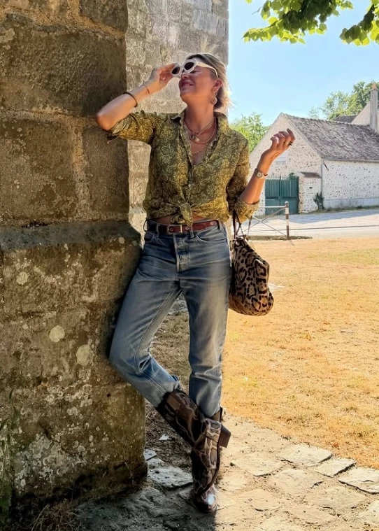El look boho de Dolores Barreiro.