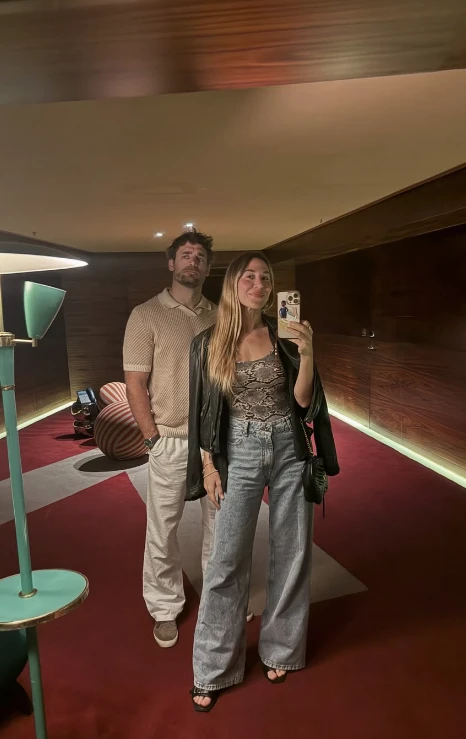 Jimena Barón y Matías Palleiro en Río de janeiro.