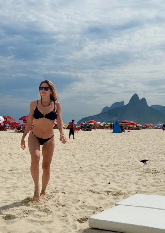 Jimena Barón y Matías Palleiro en Río de janeiro.