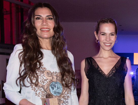 Vidriera: de Flor de la V a Elina Costantini, los looks de cocktail en el desfile de Natalia Antolín