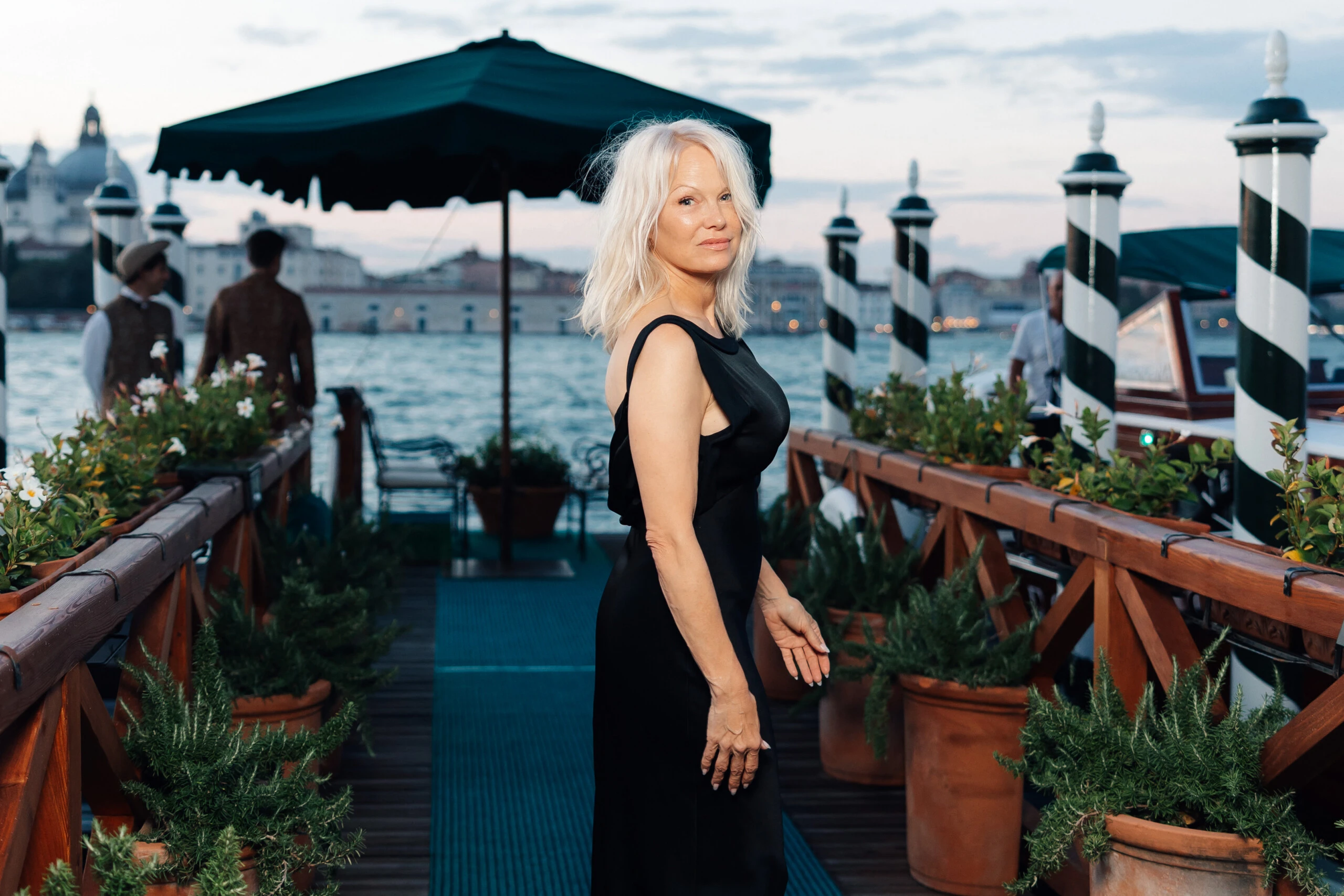 Pamela Anderson en Venecia.