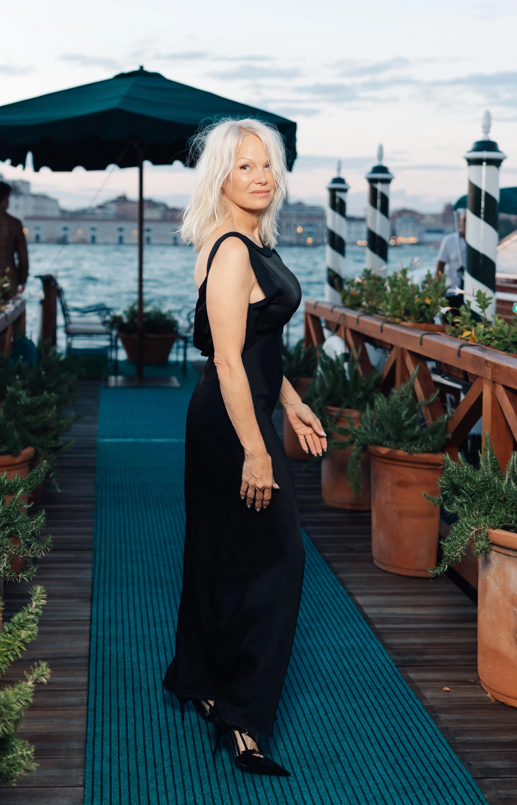 Pamela Anderson en Venecia.