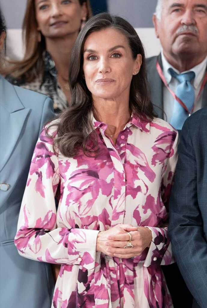 Letizia con un look primaveral