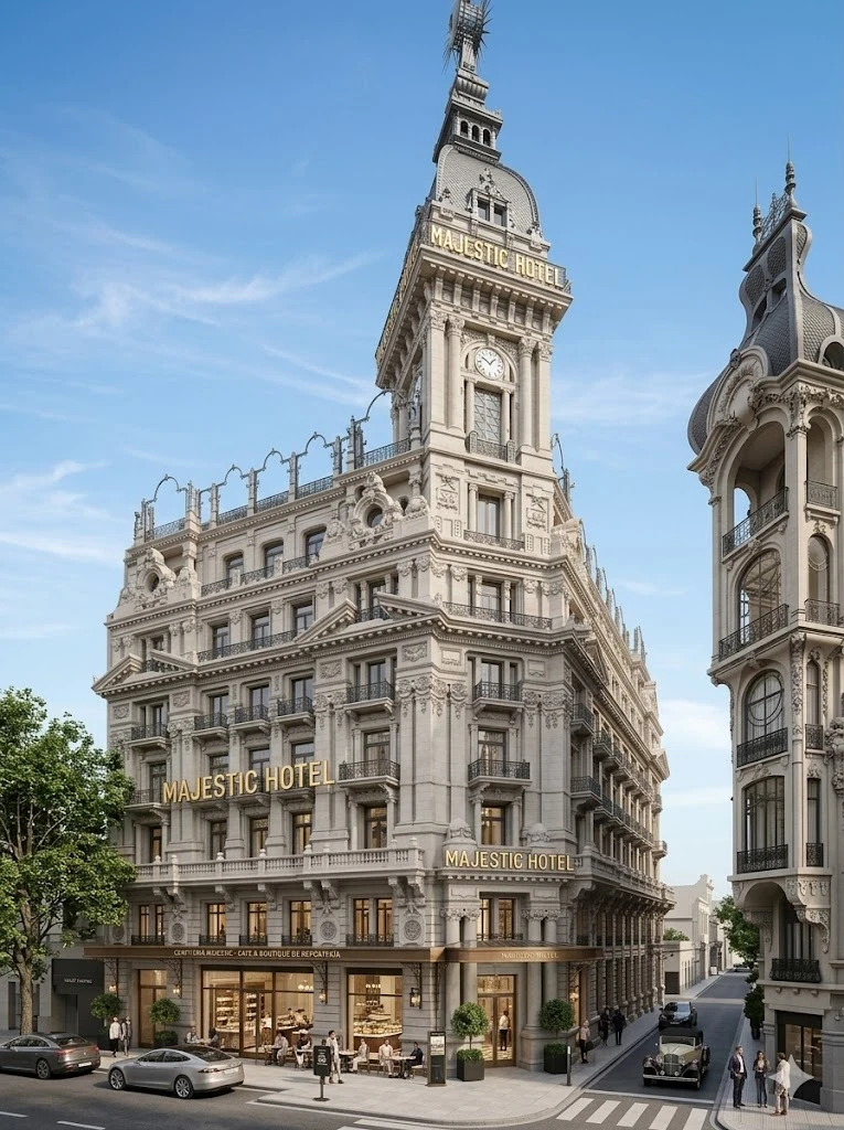 Así proyecta la restauración del Hotel Majestic