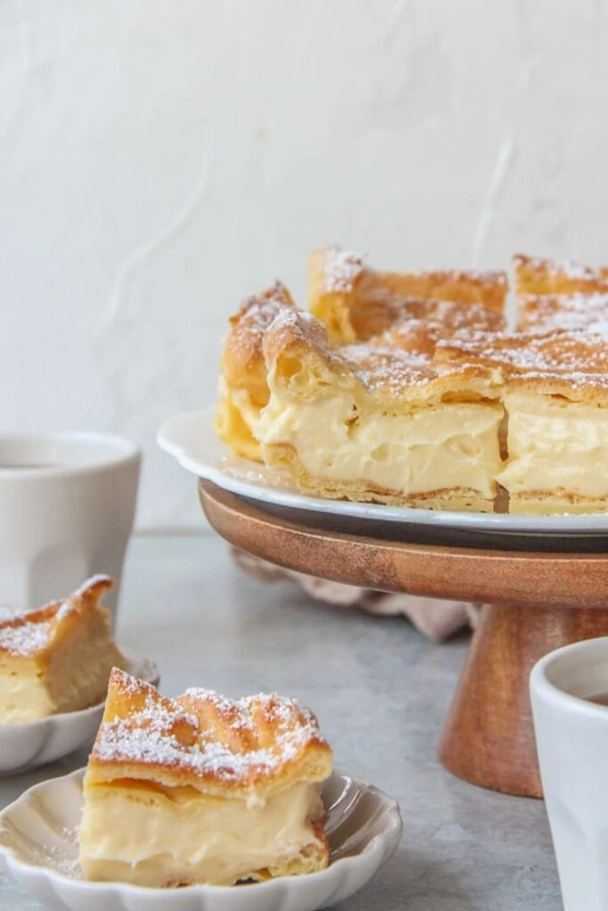 Torta matera con crema pastelera. Foto: Pinterest