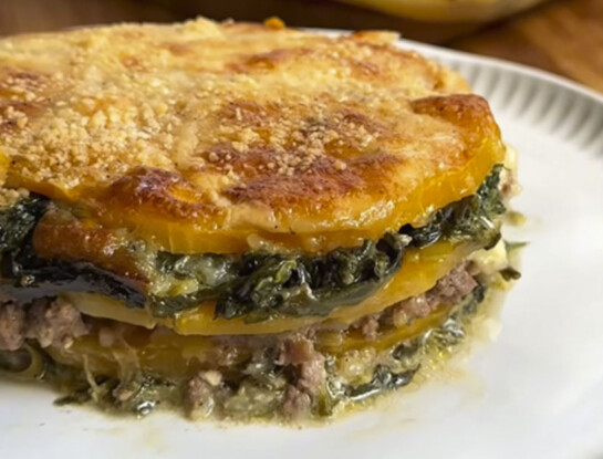 Lasaña de zapallo sin harinas: la receta rápida y nutritiva ideal para la cena