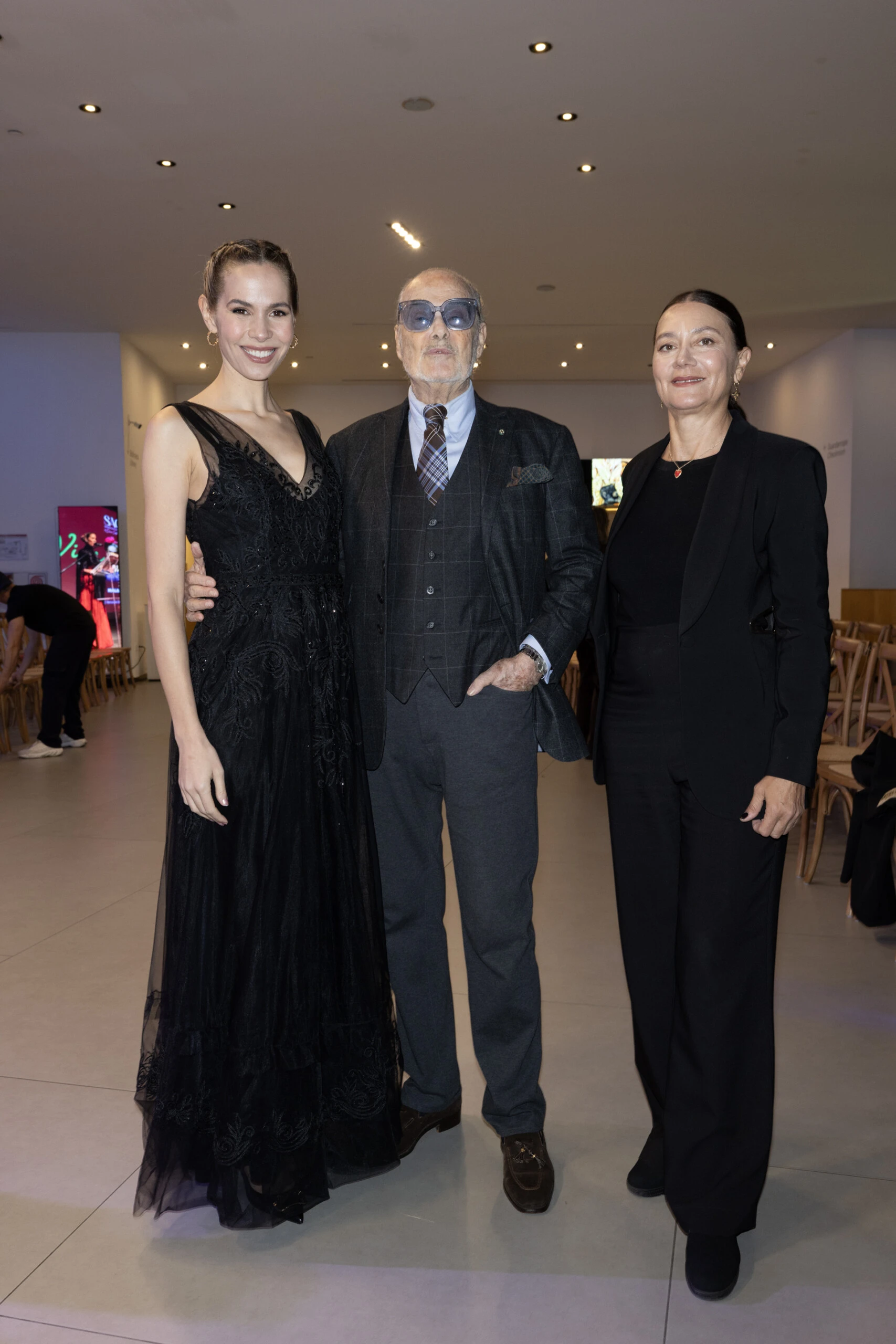 Gino Bogani, Elina Costantini y Natalia Antolin
