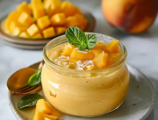 Mousse fría de duraznos: la receta que se prepara en licuadora y es ideal para el finde