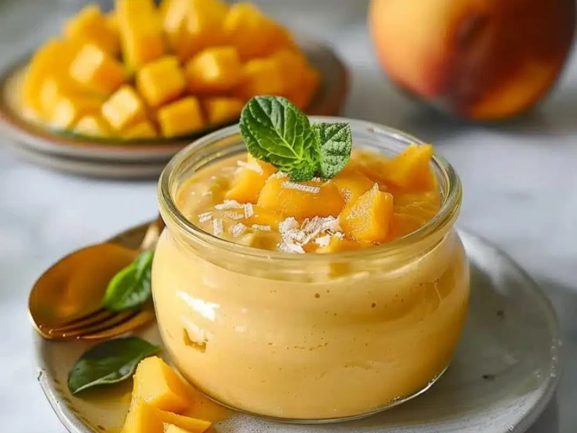 Mousse fría de duraznos: la receta que se prepara en licuadora y es ideal para el finde