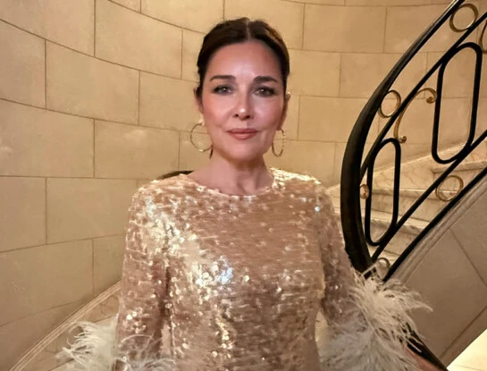 El glamoroso vestido de Andrea Frigerio para la gala de Fundaleu