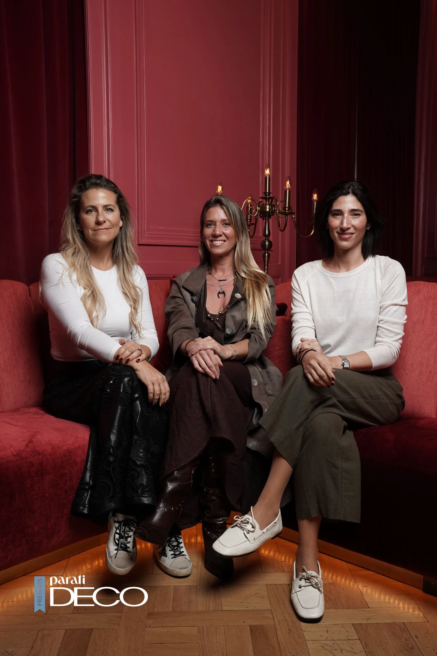 Karen Garber, Paula Biglieri y Ayelén Mayer.