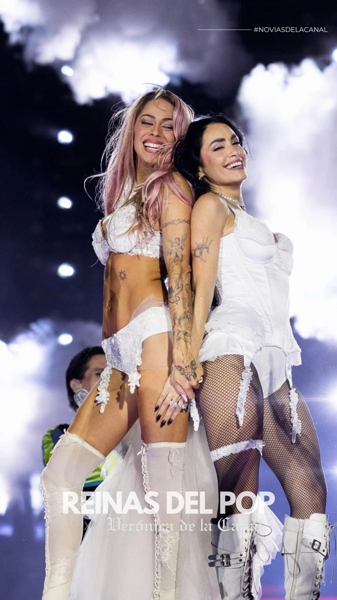 Verónica de la Canal revela cómo creó los vestidos de novia de Lali y Tini para River