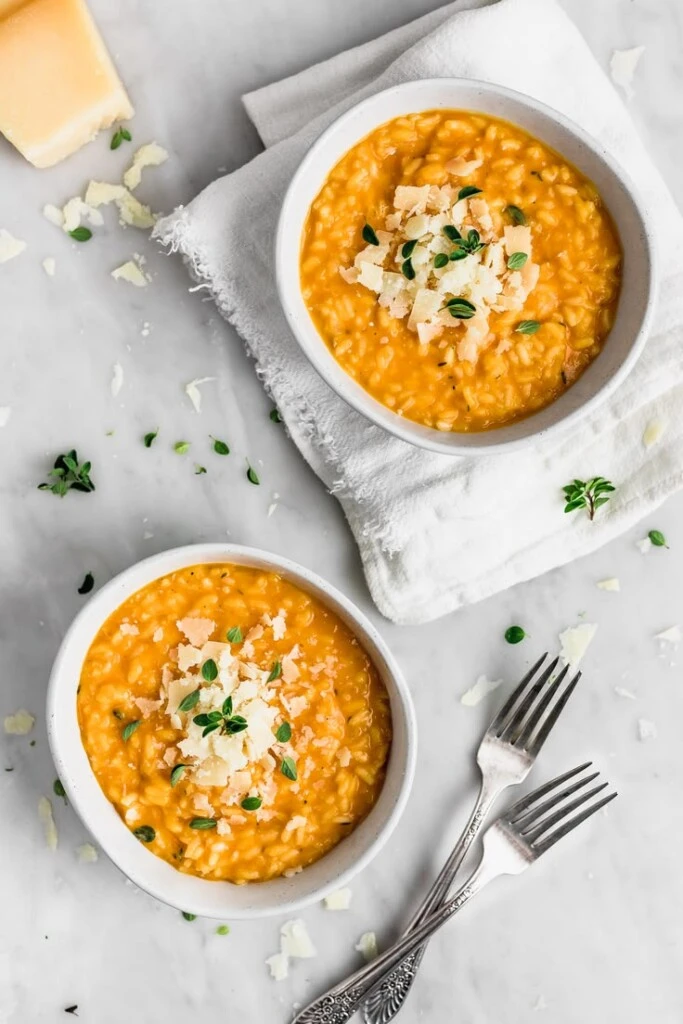 Risotto de calabaza. Foto: Pinterest