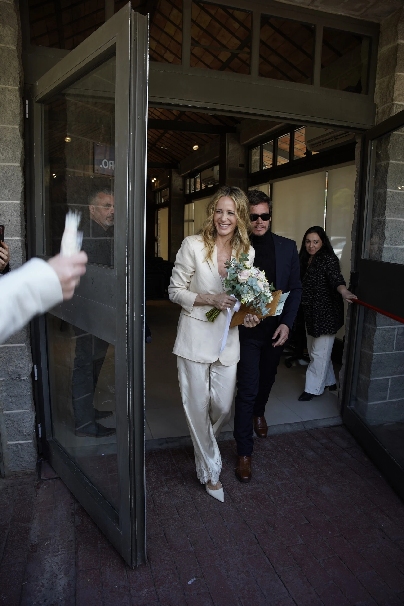 El look de novia de Julieta Prandi