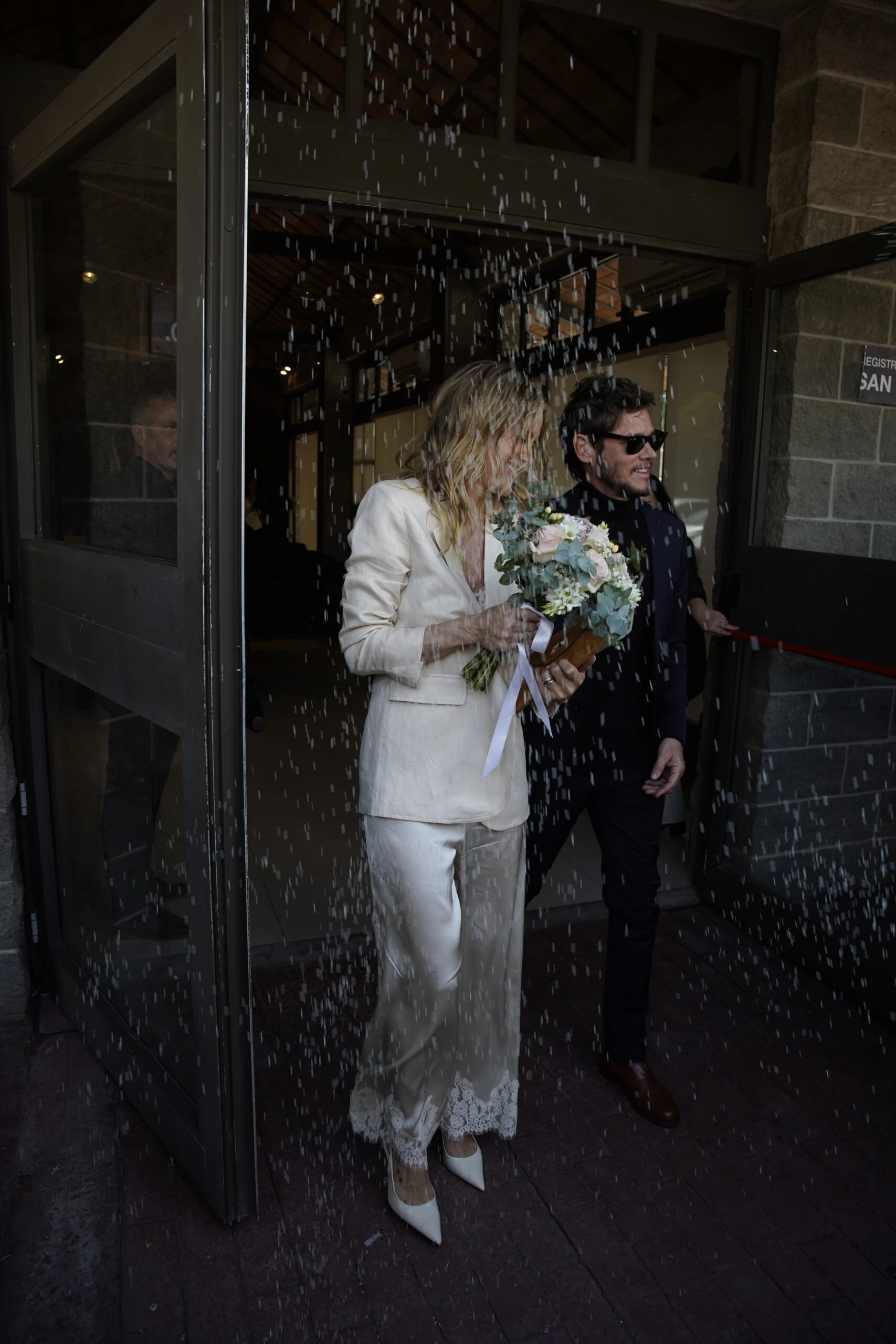 El look de novia de Julieta Prandi