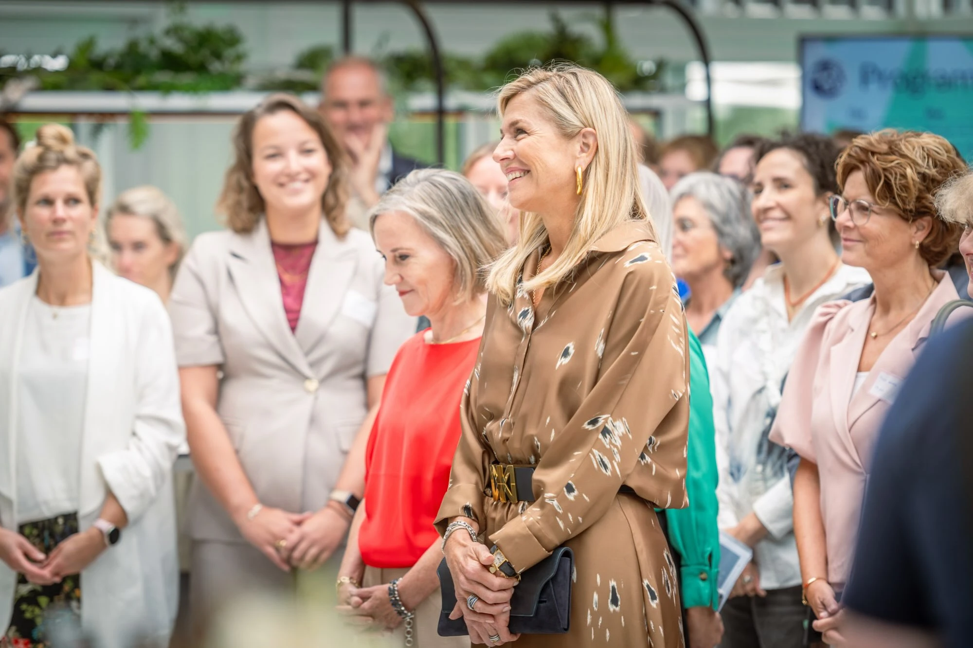 Máxima apuesta por el conjunto de dos piezas estampado
