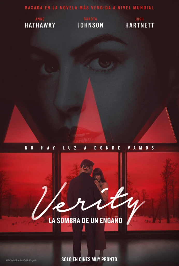 “Verity: La sombra de un engaño” reúne a Anne Hathaway, Dakota Johnson y Josh Hartnett y se estrena el 1° de octubre en cines.
