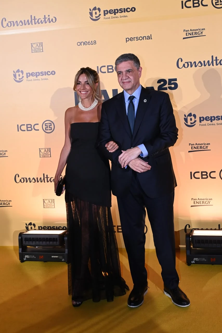 María Belén Ludueña y Jorge Macri