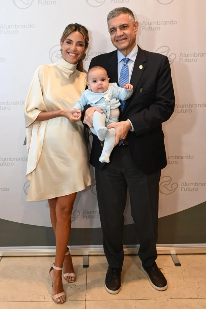Ludueña junto a Jorge Macri y Vito.