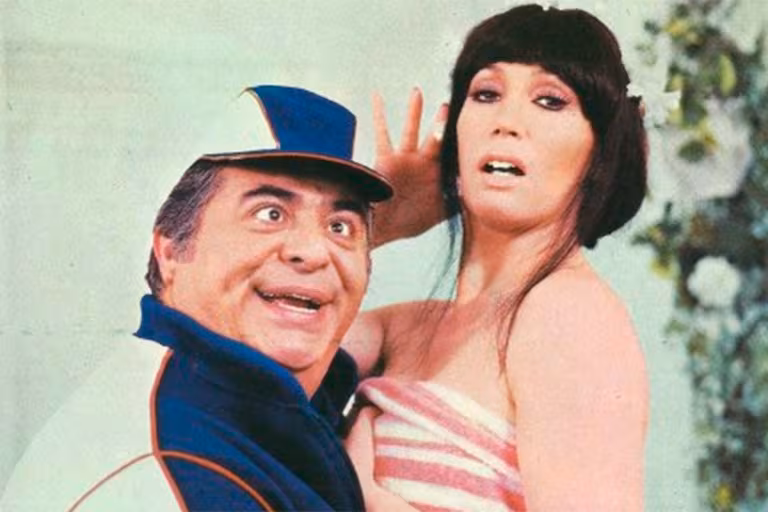 Jorge Porcel y Moria Casán