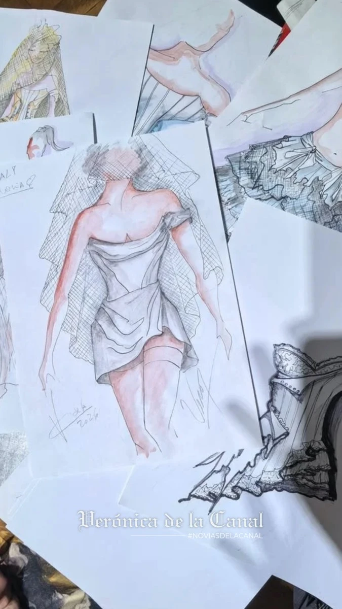 Verónica de la Canal revela cómo creó los vestidos de novia de Lali y Tini para River