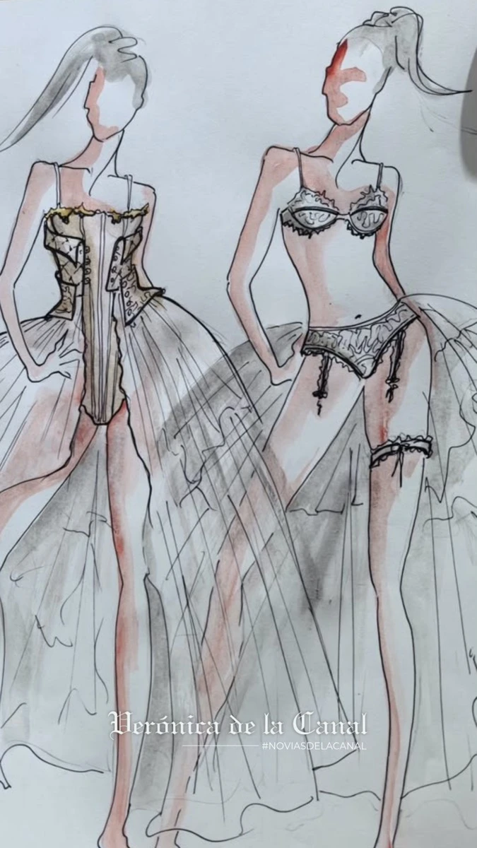 Verónica de la Canal revela cómo creó los vestidos de novia de Lali y Tini para River
