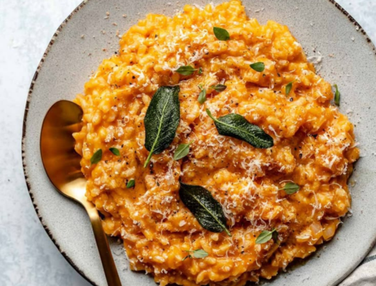 Risotto de calabaza: una versión más saludable y en simples pasos